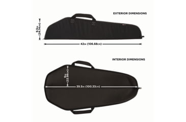 Image of Allen Durango Shotgun/Rifle Case, Black, 40in, 602-40
