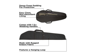 Image of Allen Durango Shotgun/Rifle Case, Black, 46in, 602-46, 602-46