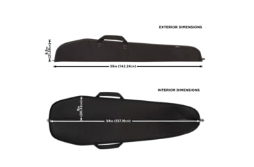 Image of Allen Durango Shotgun/Rifle Case, Black, 54in, 602-54