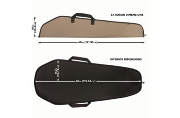 Image of Allen Durango Shotgun/Rifle Case, Tan, 46in, 604-46