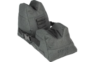 Image of Allen Eliminator Prefilled Front/Rear Range Bag Combo, Gray, 18417