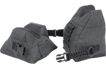 Image of Allen Eliminator Prefilled Front/Rear Range Bag Combo, Gray, 18417