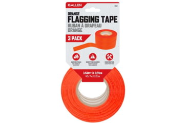 Image of Allen Flagging Tapes, 150-feet, Orange, 3 Pack, 459