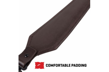 Image of Allen Heritage Plain Dark Leather Rifle Sling, Mahogany, 8511