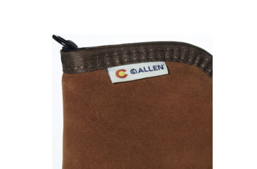 Image of Allen Legend Handgun Rug Taupe With Black Trim 11 Inches