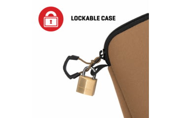 Image of Allen Neoprene Pistol Pouch, Full-Size Handguns up to 9in, FDE, 3638