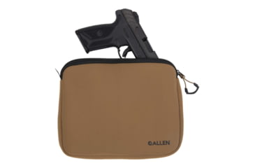 Image of Allen Neoprene Pistol Pouch, Full-Size Handguns up to 9in, FDE, 3638