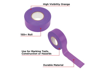 Image of Allen No Trespassing Flagging Tape, 150-feet, Purple, 12 Pack, 467