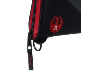 Image of Allen Ruger Tucson Handgun Cases Measures 10x6.75 Inches Gray/Red