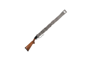 Image of Allen Stretch Knit Gun Sock w/Writeable ID Label for Rifles with Scopes and Shotguns, Silicone Treated, Gray, 52 in, 13167