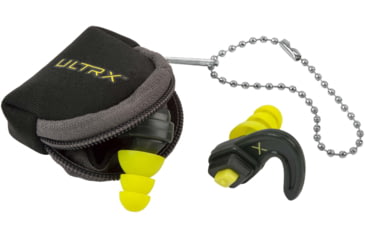 Image of Allen ULTRX Shift Adjustable Protection Ear Plugs, Gray/Yellow, 4103
