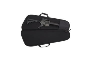 Image of Allen Wedge Tac Case 36 Black 2 Mag 1 Access 1 Zipper Pocket