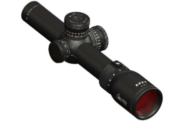 Image of Alpen Apex 1-6x24 mm Rifle Scope, 30 mm Tube, 1/4 MOA, FFP, Matte Black, Compact, 4010