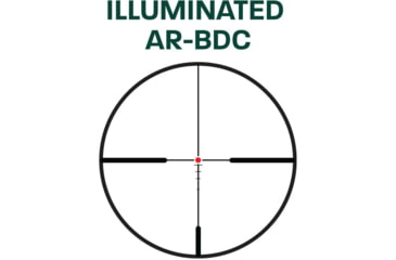Image of Alpen Apex 1-6x24 mm Rifle Scope, 30 mm Tube, 1/4 MOA, FFP, Matte Black, Compact, 4010