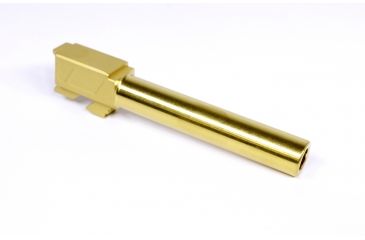 Image of Alpha Shooting Sports ALPHA G17 9MM Match Grade Barrel, Gold, 4.5in, ALPG179MMTIN
