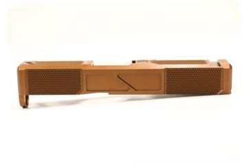 Image of Alpha Shooting Sports ALPHA V5.2 G43 Executive Carry Pistol Slide - TiAlCN, Rose Gold G43EXECV5.2TiAlCN