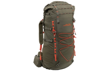 Image of ALPS Mountaineering Nomad Pack, 65 - 85 L, Clay/Chili, 6624955