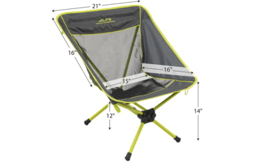 Image of ALPS Mountaineering Simmer Chair, Citrus/Charcoal, One Size, 8011960