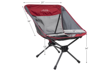Image of ALPS Mountaineering Simmer Chair, Salsa/Charcoal, One Size, 8011944