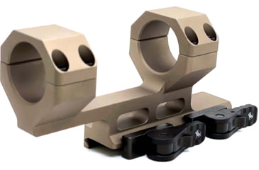 Image of American Defense Manufacturing AD-DELTA-C-H Scope Mount, 1.93in NV Height, Standard Legacy Lever, 30mm Ring Size, Flat Dark Earth, AD-DELTA-C-H-30-FDE-STD