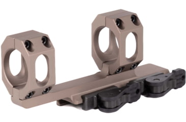 Image of American Defense Manufacturing AD-RECON AR-15 1-Piece 2in Offset Riflescope Mount, Tactical Lever, Flat Dark Earth, 40mm, AD-RECON 40 TAC R FDE