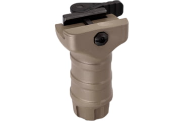 Image of American Defense Manufacturing Battlegrip QD Short Vertical Grip, Standard Legacy Lever, Flat Dark Earth, BGV-QDK-FDE-STD-STD
