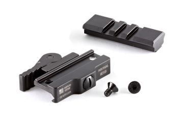 Image of American Defense Manufacturing Picatinny QD Mount, 3LUG, Standard Lever, Black, AD-170-VPG 3LUG STD