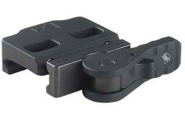 Image of American Defense Manufacturing Quick-Disconnect Mount w/ Standard Lever Assembly and MLOK interface, Black, AD-MLOK-BP-STD