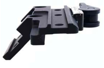 Image of American Defense Manufacturing Steiner DBAL Light/Laser Base, Standard Legacy Lever, Black, AD-DBAL-SF-STD