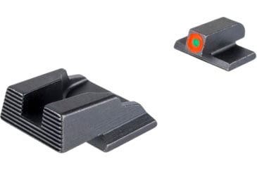 Image of AmeriGlo Protector Tritium Square-Notch Pistol Night Sight Set, Smith &amp; Wesson Bodyguard 2.0, Orange Front Sight Outline, Black, SWBG-436