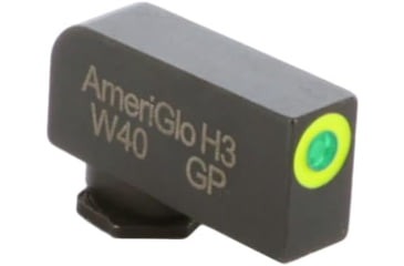 Image of AmeriGlo Glock Pro-Glo Tritium Front Pistol Sights, Front Only, Green Tritium Lamp, LumiGreen Outline FRONT .240&quot; H .140&quot; W, GL-212-240-GR-C