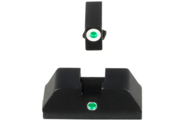 Image of AmeriGlo i-Dot Night Sight Set for Walther PDP w/Green Tritium White Outline Front/ i-Dot Rear, WA-101