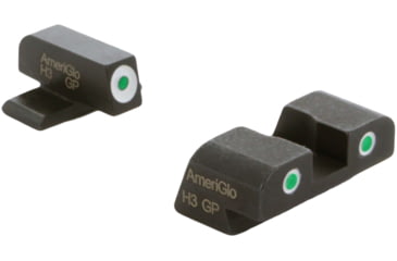 Image of AmeriGlo Pistol Tritium Night Sights, Sig 220,229,245, Green Front, Green Rear, SG-165