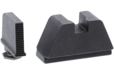 Image of AmeriGlo Tall Serrated Height Set .350 Front, .429 Rear, Black, 2XL, GL-470