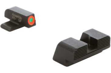 Image of AmeriGlo Tritium BLK Serrated All XD Models, ProGlo ORNG Front, BLK Rear XD-433