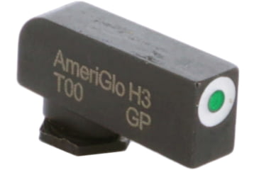 Image of AmeriGlo Tritium Classic Front Sights for Glock w/Green Tritium White Outline Stock Front .200in H .125in W, GL-112-200-125
