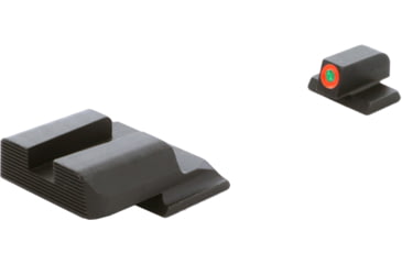 Image of AmeriGlo Tritium Night Sight Set, M&amp;P Shield, ProGlo Front Orange Outline, Black Rear SW-443
