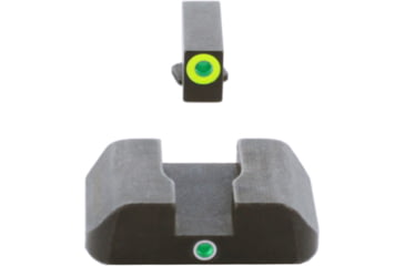 Image of AmeriGlo Tritium Night Sights, For Glock 20/21 Pro i-Dot set GRN / Lime Outline ProGlo Front with single GRN Rear GL-303