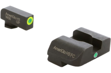Image of AmeriGlo Tritium Night Sights, For Glock 20/21 Pro i-Dot set GRN / Lime Outline ProGlo Front with single GRN Rear GL-303