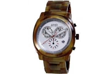 Image of AND Watch Pythagoras Brown Watch, 24 Hour Dial Time Zones ADWPYTHAGORAS.CSI