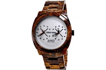 Image of AND Watch Brown Zeno Watch, Dual Time Zones - ADWZENO.DSI