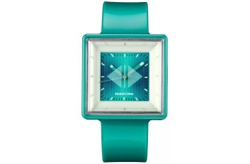 Image of Appetime Square Elevator Watch, Open, Turqouise Band and SVJ211113