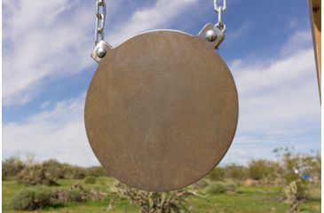 Image of AR500 Armor 1/2 inch Steel 12 inch Gong Target, Unpainted 12GONG