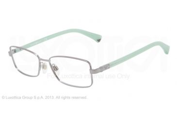 Image of Armani EA1004 Progressive Prescription Eyeglasses 3010-52 - Gunmetal Frame