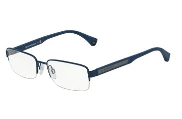 Image of Armani EA1029 Bifocal Prescription Eyeglasses 3076-54 - Matte Blue Frame