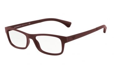 Image of Armani EA3037 Bifocal Prescription Eyeglasses 5261-52 - Matte Bordeaux Frame