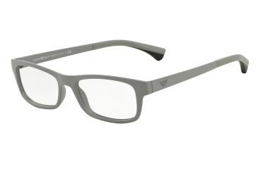 Image of Armani EA3037 Bifocal Prescription Eyeglasses 5262-52 - Matte Light Grey Frame