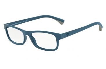 Image of Armani EA3037 Bifocal Prescription Eyeglasses 5263-52 - Matte Blue Frame