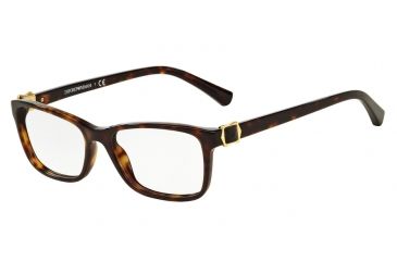 Image of Armani EA3076F Progressive Prescription Eyeglasses 5026-54 - Havana Frame
