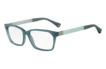 Image of Armani EA3095F Bifocal Prescription Eyeglasses 5539-54 - Opal Grey Green Frame